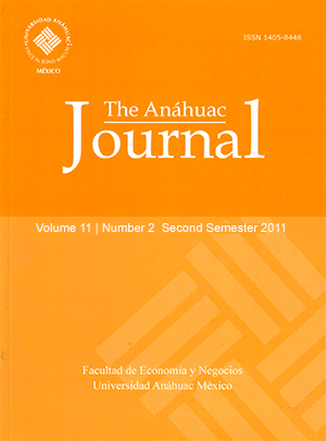 The Anáhuac Journal Vol 11 No 2 Second Semester 2011