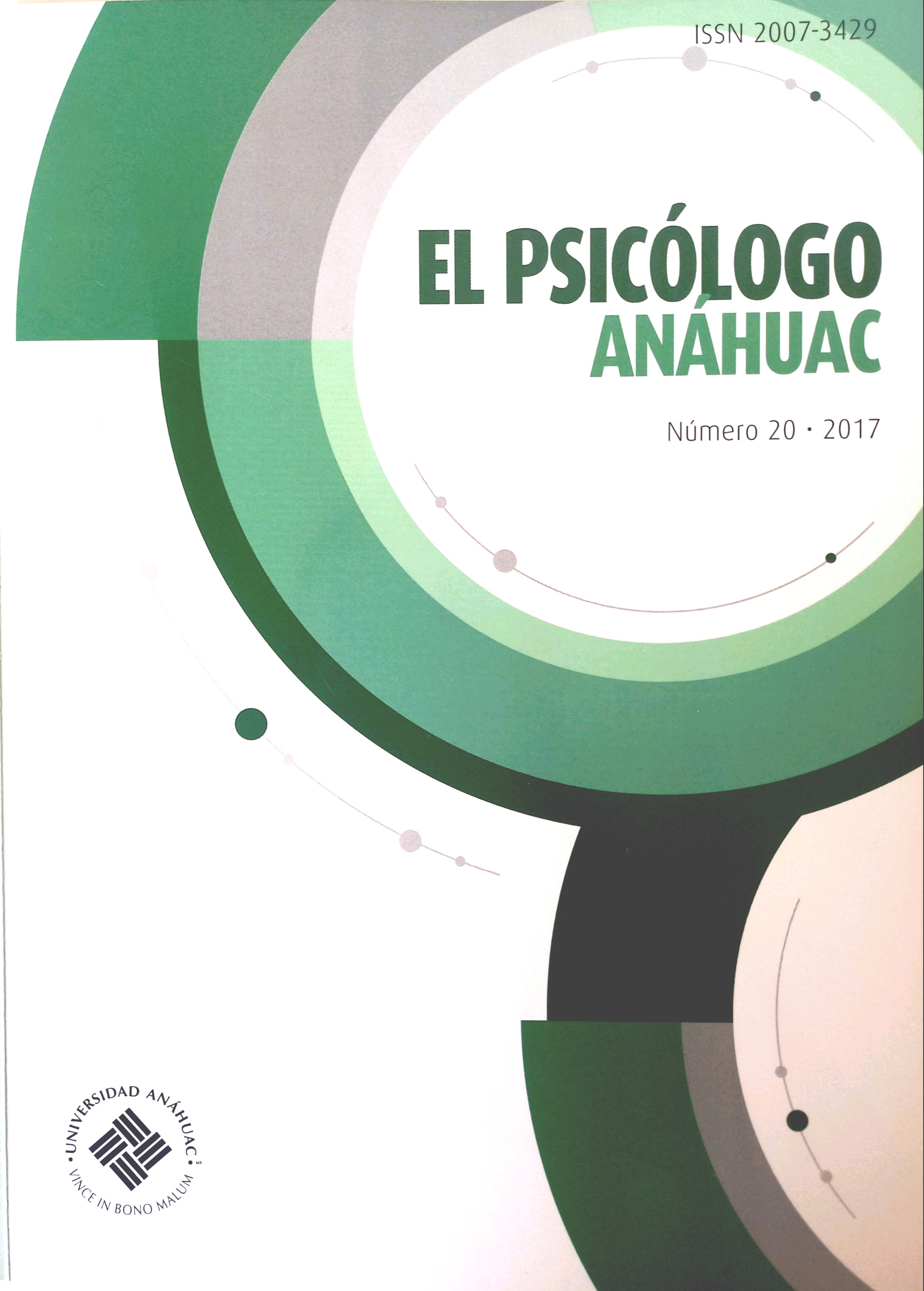 					Ver Vol. 20 Núm. 20 (2017): El Psicólogo Anáhuac, Vol. 20
				