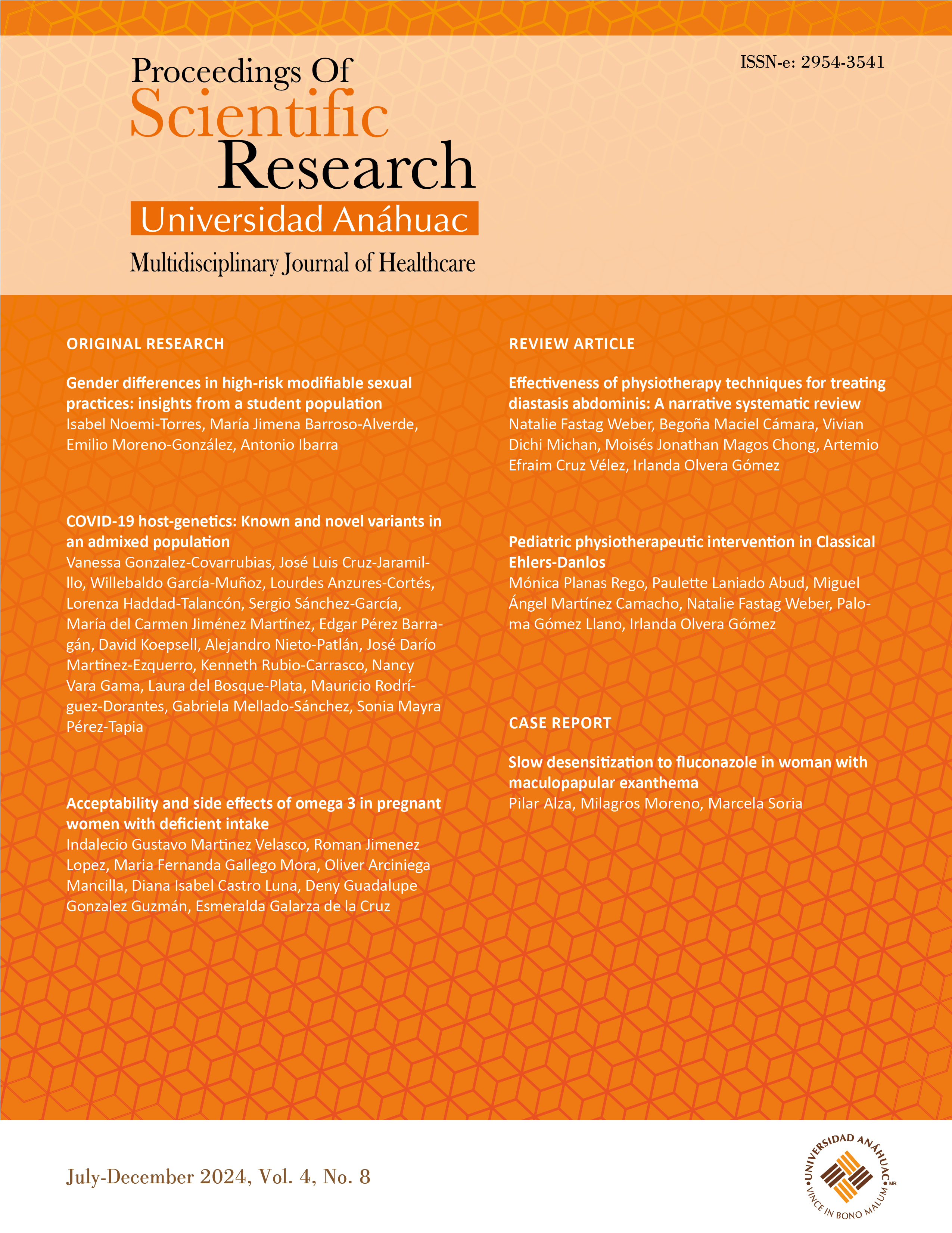 Ver Vol. 4 Núm. 8 (2024): Proceedings of Scientific Research Universidad Anáhuac